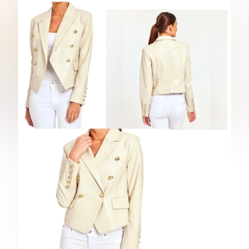 Avec Les Filles Women's Ivory/Cream Jacket